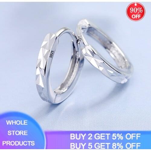 YANHUI 2021 Fashion New Round Circle Earrings Small Hoop Earrings Shiny Delicate Earrings for Girl Women Party Accessories