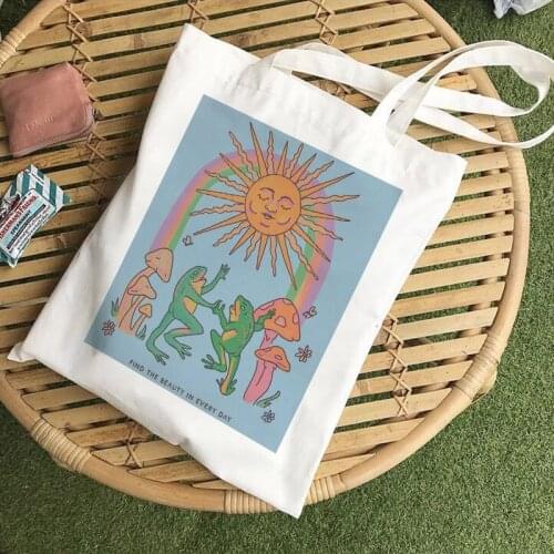 Sailor Moon canvas bag casual y2k anime bags new large-capacity punk Ulzzang women shopper bags women bag Harajuku shoulder bag