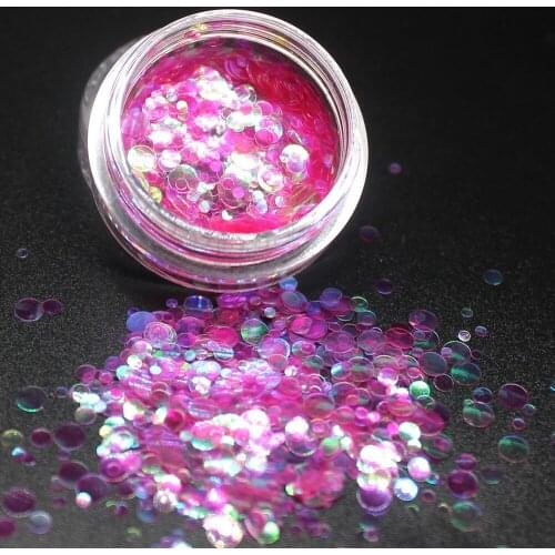 1 Pcs /Sell Rose Red Ultrathin Sequins Colorful Nail Art Nail Polish Soak Off UV Gel Polish Glue Lacquer Manicure Varnish Tool