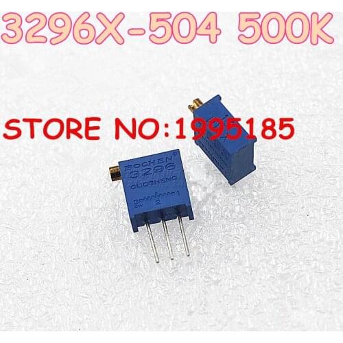 10pcs/lot 3296X-1-504LF 3296X 500K 3296 Potentiometers New original Potentiometer Accessories Side Tone