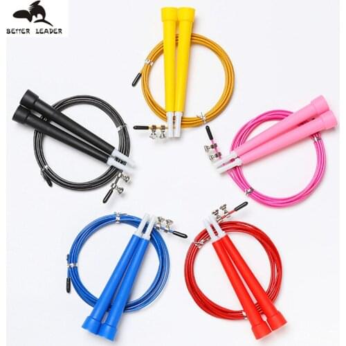 3M Speed Jump Rope Extra Fast Premium Jumping Rope for Fitness Adjustable Skipping Rope with Metal Cable and Plastic Handle