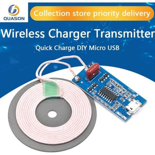 5V 1A wireless power supply/charging 5W wireless charger transmitter universal quick charge DIY Micro USB