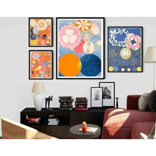 Abstract Geometry Boho Nursery Cartoon Posters And Prints Wall Art Canvas Painting Wall Pictures Baby Kids Room Home Decor