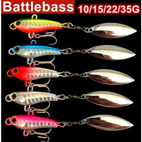 Battlebass 2021 10/15/22/35g 3D Eyes Metal Vib Blade Lure Sinking Vibration Baits Artificial Vibe for Bass Pike Perch Fishing
