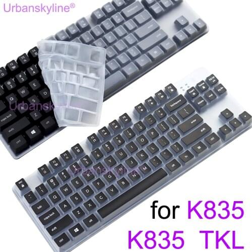 K835 Keyboard Cover for Logitech K835 TKL for Logi Mechanical Protective Protector Skin Clear Silicone TPU Case Funda