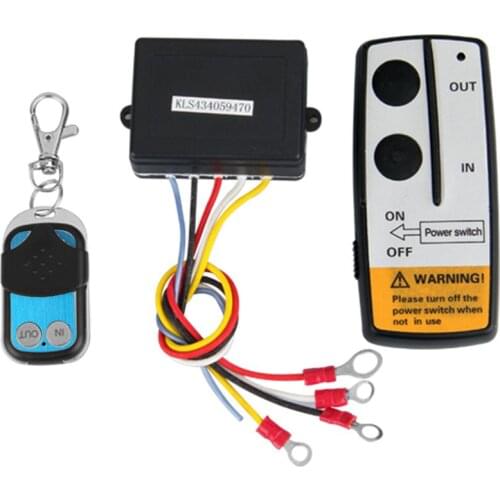 HOT-12V 12Volt 50ft Winch Wireless Remote Control Set for Truck Jeep ATV Warn Ramsey