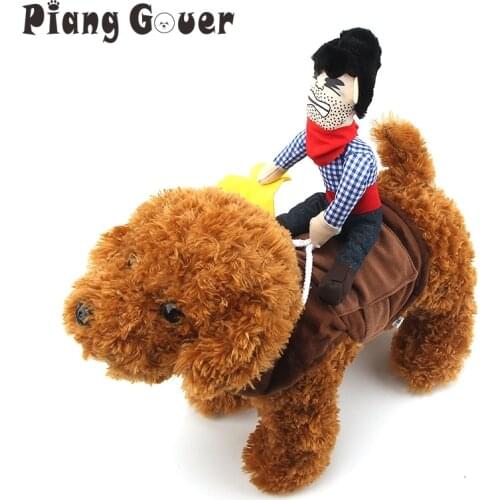 Pet dog halloween costume Cat Clothes horse Uniform chihuahua perros hond vetements casacos roupa cachorro Cotton flannel