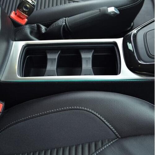 Hot New Car Stickers Stainless Steel Water Cup Trim Sticker Case For Ford Focus 4 MK4 2014 2015 2016 Car Accessories