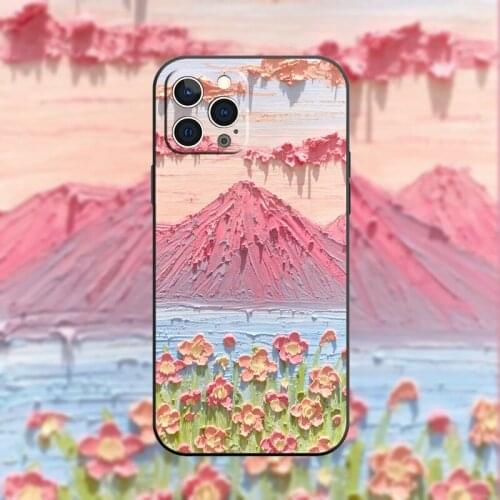 Cute Flower Phone Case For iPhone 11 12 mini X S 11Pro 12Pro Max Case Cover XR 6 S 7 8 Plus se 2020 Coque Coloful Soft Back Capa