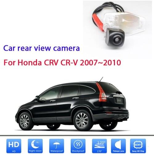 Night Vision Car Rear View Reverse Camera For Honda CRV CR-V 2007 2008 2009 2010 CCD Full HD Buck up Parking Camera Waterproof