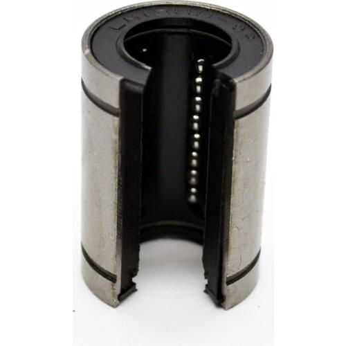 3d printer bearing 1pcs LM10UUOP bearing 10mm linear motion ball bearing bush bushing for 10 mm linear guide rod round shaft cnc