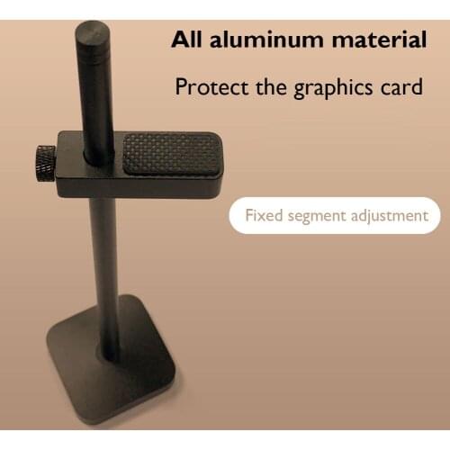 Aluminum Alloy Graphics Video Stand GPU Support Jack Desktop PC Case Video Cards Holder Bracket Cooling Kit