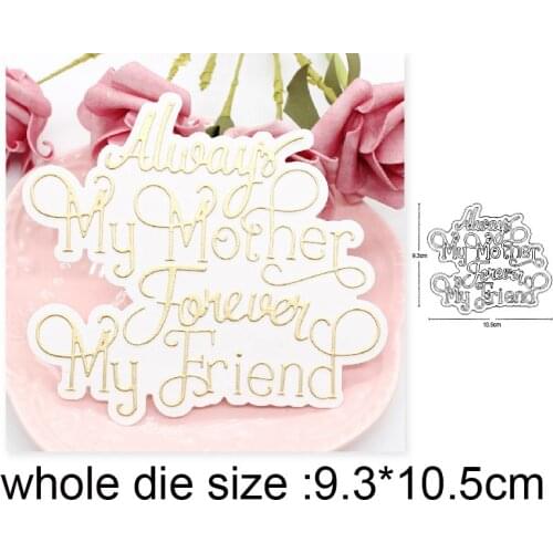 Craft dies metal cutting dies cut die mold Wishes Words DIY Scrapbooking dies craft paper knife mould blade punch stencils dies