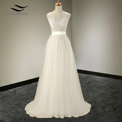 SOLOVEDRESS Sleeveless Wedding Dresses