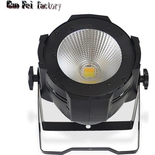 LED Par Light 100W Lyre Wash COB Warm White And White 2In1 DMX Light Strobe Par 64 LED Night Club Lights For Wedding Stage
