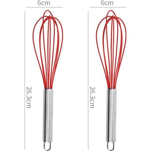 Stainless Steel Wire Whisk Manual Egg Beater Blender Milk Cream Butter Beater Kitchen Baking Tools Cooking Utensils Accessiores