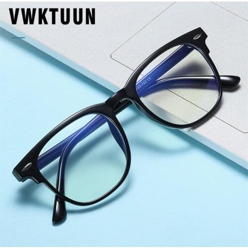 VWKTUUN TR Frame Anti Blue Light Eyeglasses Frame Men Women Optical Glasses Frames Square Eye glasses Frames Computer Glasses