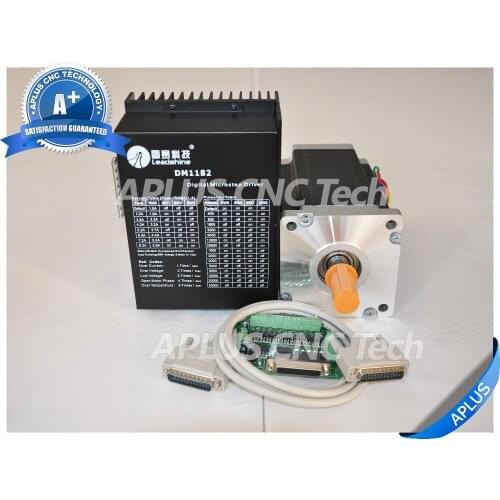 1-Axis NEMA 42 Stepper Motor (4100oz-in/200mm/8.0A) & 150VAC Stepper Driver DM1182 Kit