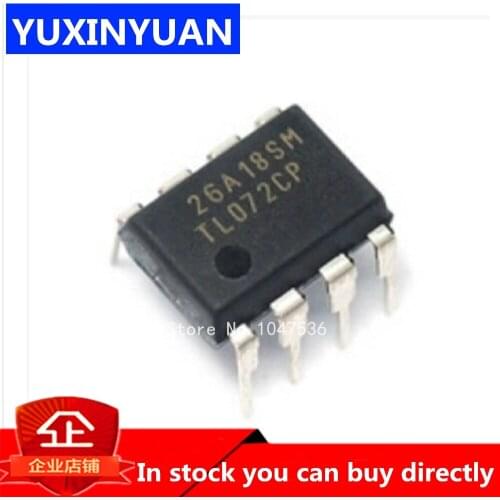 10pcs/lot TL072CP DIP8 TL072 DIP TL072CN DIP-8 new and original IC