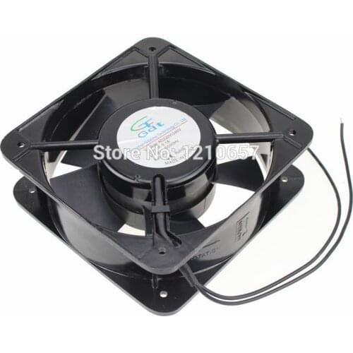 2PCS lot GDT 220V 240V 2 wire Cooler Ball bearing 150x50mm 15050 AC Industrial Fan