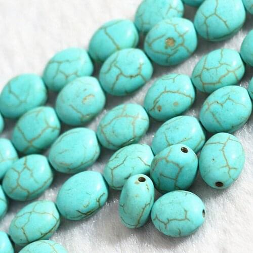 2 colors blue red synthetic calaite turquoises stone spacers accessories oval coin heart jewelry finding loose beads 15inch B273