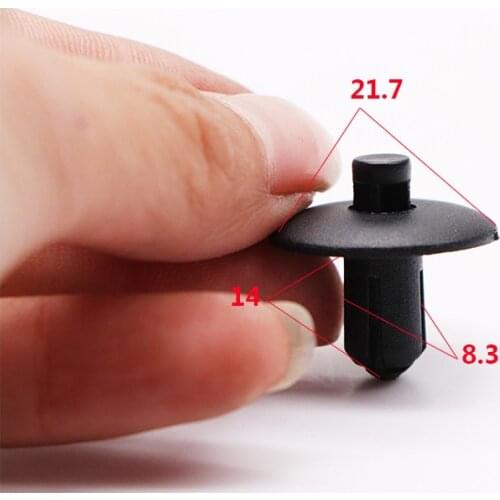20Pcs 8.3mm Hole Car Universal Door Trunk Rack Bumper Expansion Clip Clasp Fastener