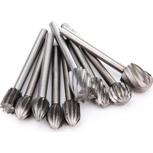 20pcs/Set 3mm Wood Drill Bit Nozzles for Dremel Attachments HSS Stainless Steel Wood Carving Tools Set Woodworking