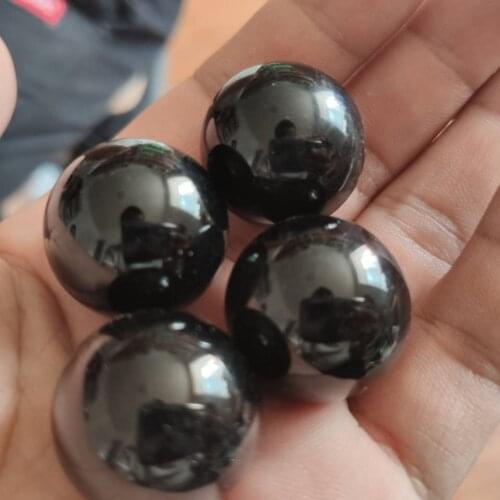 4 pieces black obsidian ball obsidian crystal spheres 20mm free shipping drop shipping black crystals