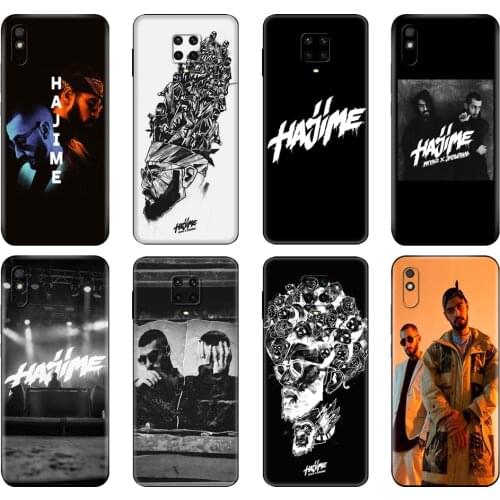 Black tpu Case For Xiaomi Redmi 7A 8 8A 9 9A 9C Case Redmi Note 8T 8 Pro T Note 9 9S 9 Pro Hajime MiyaGi Andy Panda Accessories