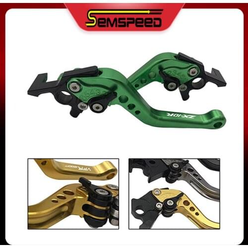 For Kawasaki Ninja ZX10R ZX-10R ZX 10R 2004-2005 2006-2015 2016-2020 Motorcycle CNC Adjustable Short Clutch Brake Levers