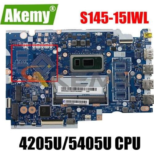 For Lenovo Ideapad S145-15IWL V15-IWL laptop motherboard FS441 FS540 NM-C121 5020S41743 5B20S41746 CPU 4205U/5405U Mainboard