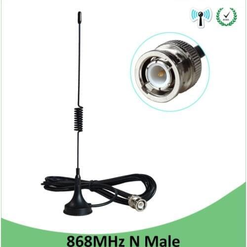 10pcs 868Mhz 915 IOT Antenna UT-102 BNC Connector 5dbi Mobile Magnet Antenne VHF UHF 50W RG-174 3 Meter Extension Cable Antena