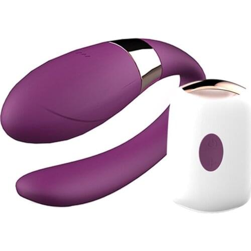 HISO Wireless Remote Control G Spot Vibrator Quiet Dual Motor 9 Vibration Modes Clitoris Anal Masturbator Sex Toys For Couple