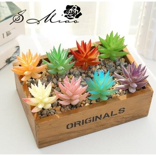 Simulation Artificial Plants Aloe Simulation Potted Bonsai DIY Creative Accessories Balcony Room Dining Table Decoration Craft