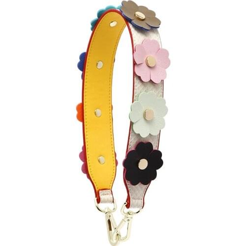 4cm Wide Short Bag Strap Leather Women Handbag Belt Shoulder Bag Hanldes Strap Replacement Accessory Part Designers Brand KZ0397