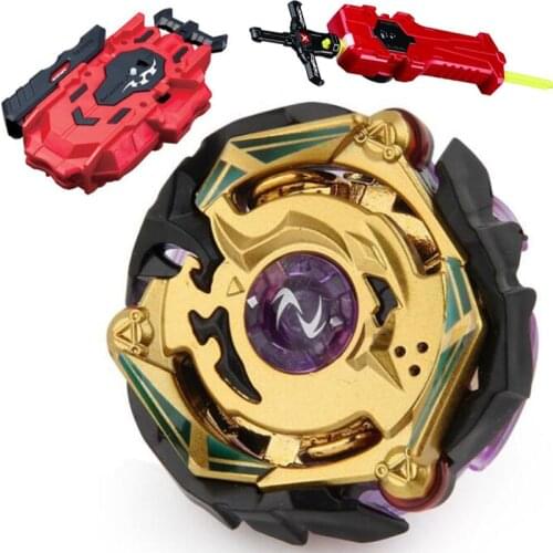 Kreis Satan Satomb Spinning Top Burst Starter w/ Launcher Gold B-74 LR RED Launcher and Sword Launcher B121 B122 B125 B127 B128