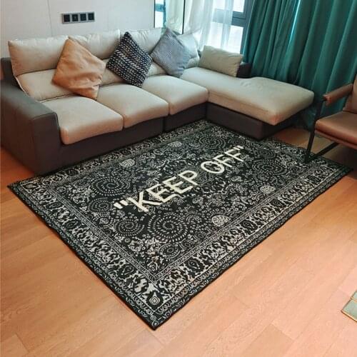 Fashion KEEP OFF Living Room Carpet Bedroom Bedside Bay Window Area Rugs Sofa Floor Mat