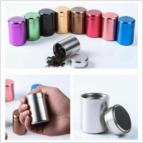 2019 Newest Fashion Airtight Smell Proof Container Aluminum Herb Stash Tea Jar Sealed Can Pretty Hot