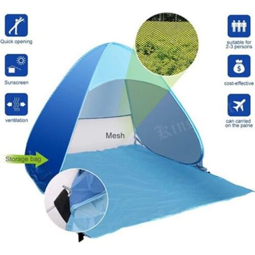 Automatic Tent Free To Build Camping Beach Sunscreen, Waterproof, Quick-opening Outdoor Camping Tent Easy To Carry