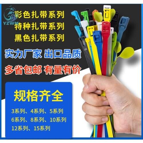 Self Locking Binding Belt Wiring Belt Self Binding Wire Cold Resistant Finishing Binding Belt Environmental Protection Plastic