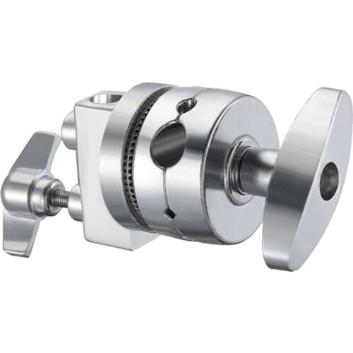 Heavy Duty Grip Head 2.5 inch C Stand Mounting Adapter Metal Holder Photography for Light Stand Extension Boom Arm