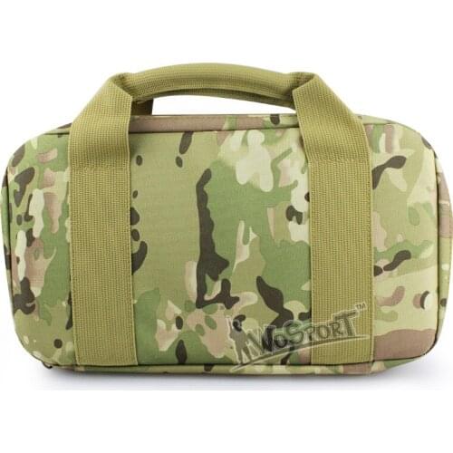 Tactical Gun Bag Case Pistol Carry Bag Military Handgun Holster Durable Padded Pistol Carrier Hunting Accessories Fishing Kit Ba