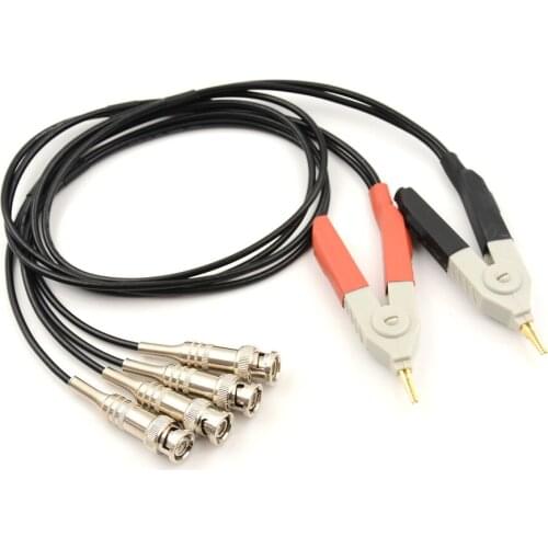1 Set Test Clip Lead / Clip Cable / Clamp Terminal For LCR Meter With 4 BNC Test Wires Wholesale
