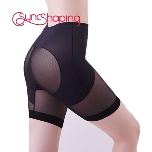 Slimming Panties Large Size Womens Shaper High-waist Hip-lifting Body Shaping Underwear Silicone Non-slip New Safety Pants