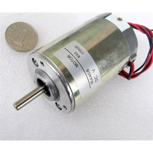 High Speed 12V 24V 2400RPM 5000RPM Brushed Motor Long Shaft DC Motor for Spun Sugar Machine