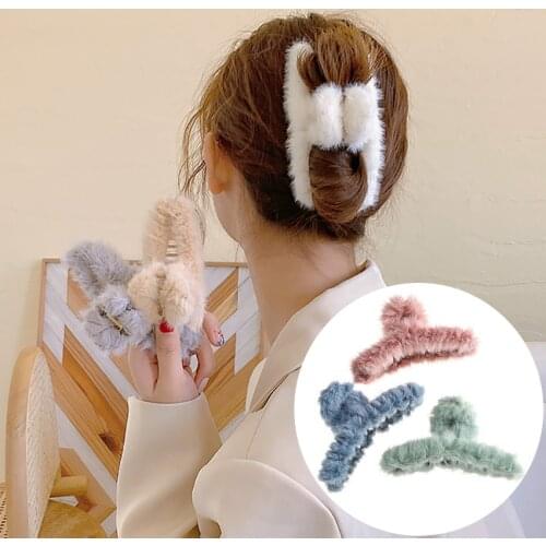 Levao Women Hair Clip Acrylic Hairpins Hair Crab Claws Girls Make UP Washing Tool Accessories Decoration