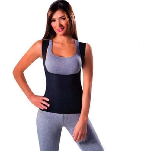 Ladys Vest Thermo Sweat Neoprene Body Shaper Waist Trainer Cincher Wraps Product