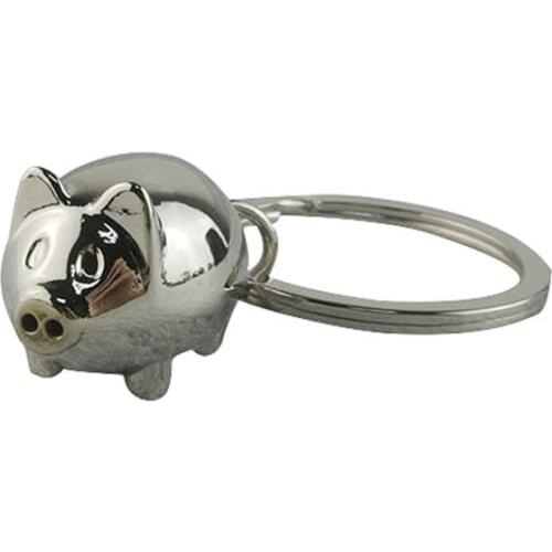 1Pc Lovely Mini Pig Keychain Keyring Keyfob Cute Gift Ring Charm Decoration