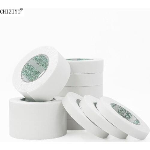 1cm 2cm Thickened Sponge Double-Sided Tape PE Strong Adhesive Foam Sealing Strip For Ddvertising Office Nameplate Home CHIZIYO