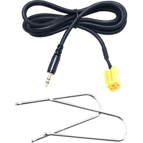 3.5mm Stereo Audio Line Input Cable For Fiat Grande Punto Fiat Alfa 159 Romeo Lancia MP3 Cable Car Acessories